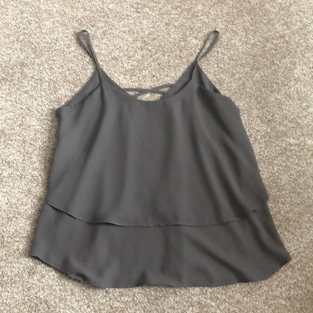 Francescas Flowy Spaghetti Strap Top Size S